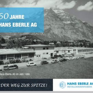 60 Jahre Hans Eberle AG Jubiläumsbroschüre
